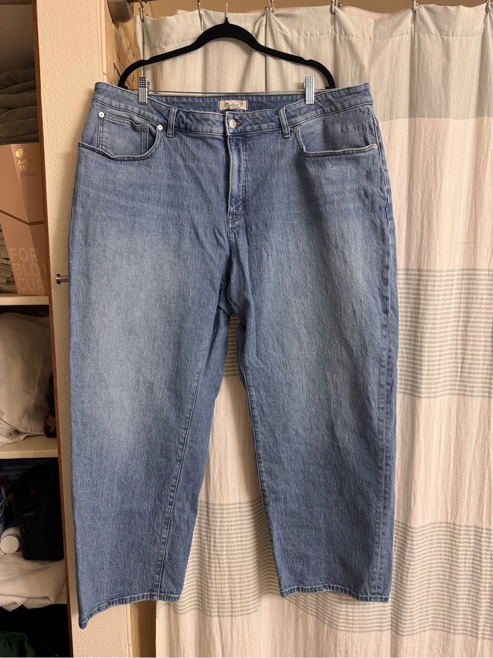 Madewell Light Blue Straight-Leg Jeans